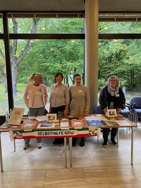 Infostand auf dem Fachtag des Beirats Kinder- und Jugendgesundheit im Kreis Mettmann, Thema Konsum bei Jugendlichen