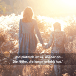 Eine Mutter hält die Hand ihrer jugendlichen Tochter.